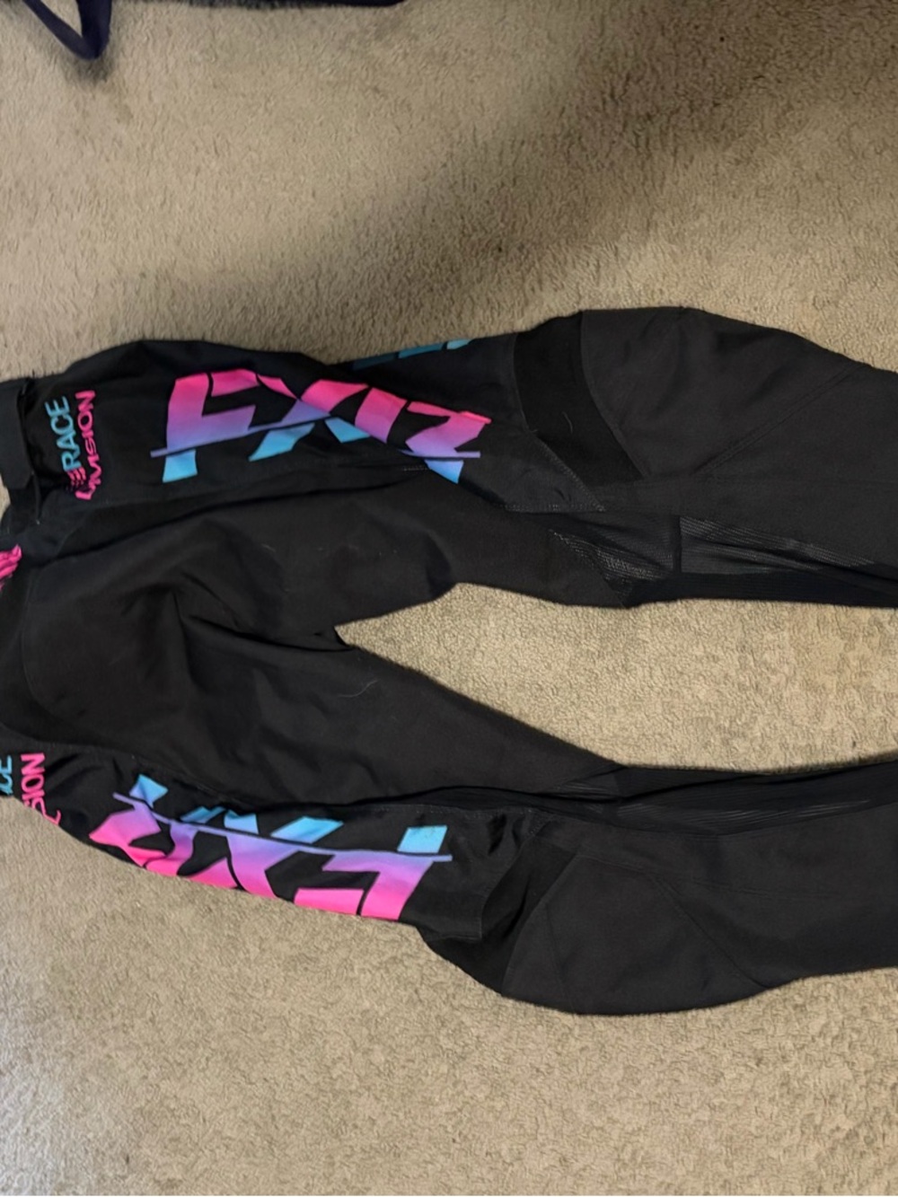 FXR youth dirt bike pants, fits like a lady’s small